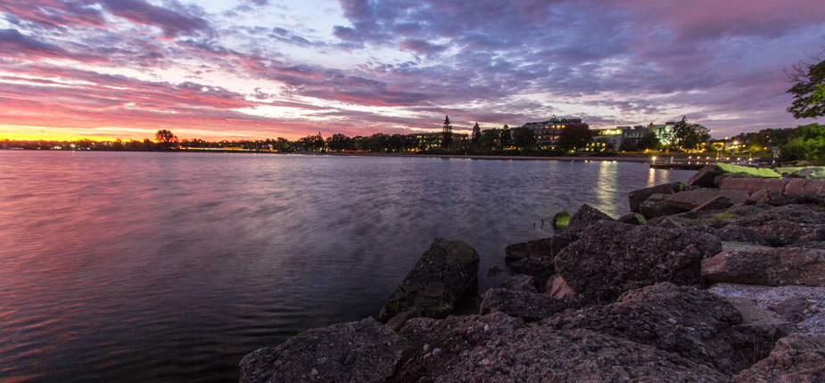 A lake view of Traverse City